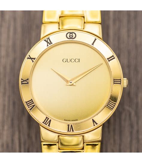 gucci watch mens second hand|gucci watches old models.